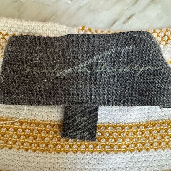 Anthropologie Sunday in Brooklyn Striped Ruffle Top size XS - Picture 4 of 7